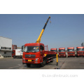 Dongfeng 5ton LHD รถบรรทุกติดเครน